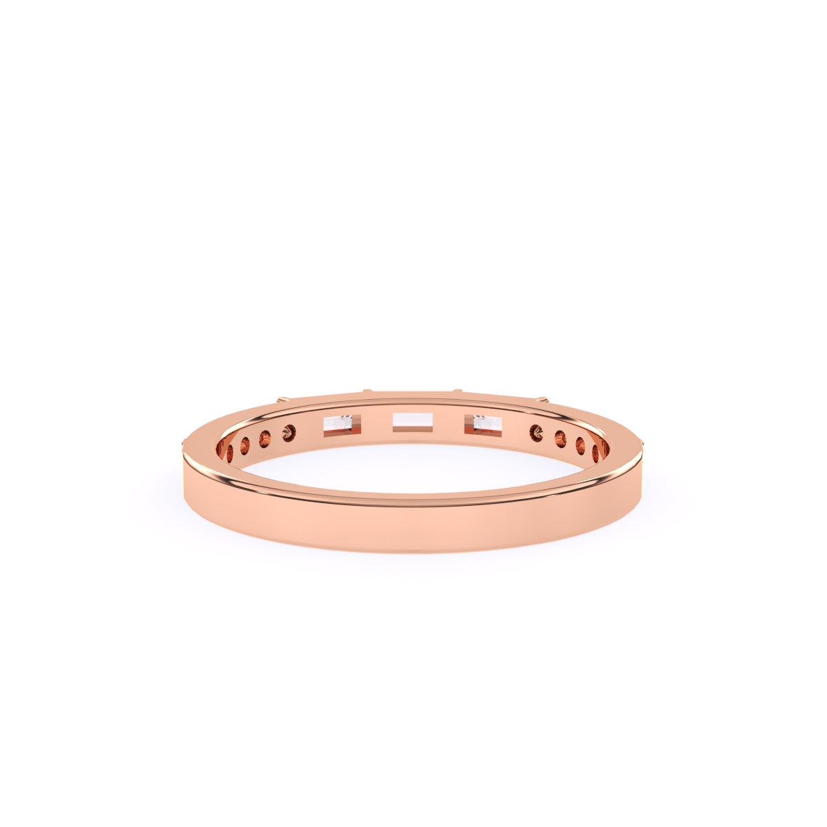 Lab Grown Diamond Half Eternity Band